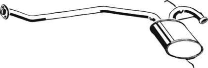 Средний глушитель выхлопных газов ASMET купить