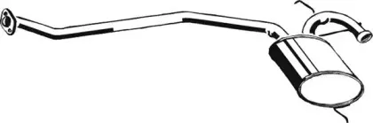 Средний глушитель выхлопных газов ASMET купить