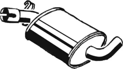 Средний глушитель выхлопных газов ASMET купить