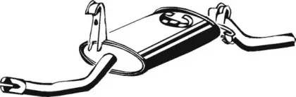 Глушитель выхлопных газов конечный ASMET купить