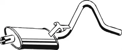 Средний глушитель выхлопных газов ASMET купить