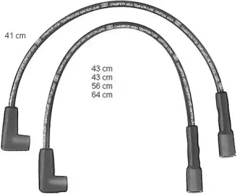 Комплект проводов зажигания CHAMPION купить