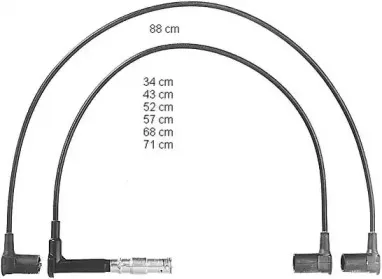 Комплект проводов зажигания CHAMPION купить