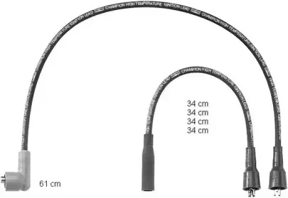Комплект проводов зажигания CHAMPION купить