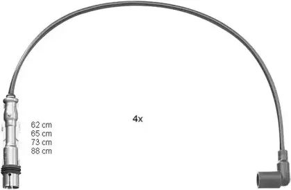 Комплект проводов зажигания CHAMPION купить