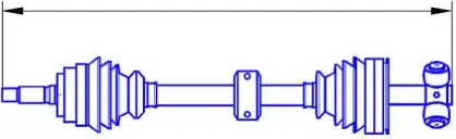 Приводной вал SERCORE купить
