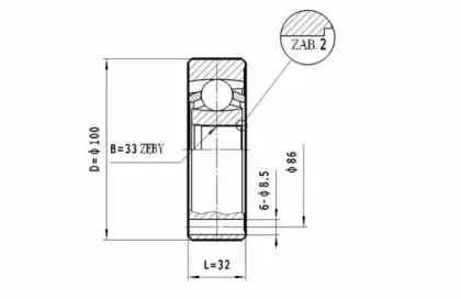 Шарнирный комплект, приводной вал STATIM купить