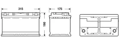 Стартерная аккумуляторная батарея DETA купить