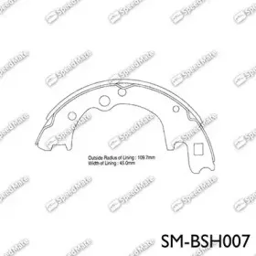 Комплект тормозных колодок SpeedMate купить