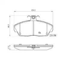 Комплект тормозных колодок, дисковый тормоз DriveTec купить