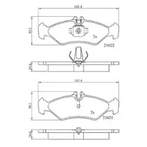Комплект тормозных колодок, дисковый тормоз DriveTec купить