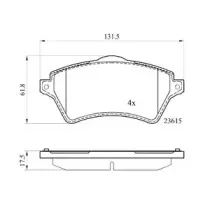 Комплект тормозных колодок, дисковый тормоз DriveTec купить