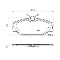 Комплект тормозных колодок, дисковый тормоз DriveTec купить