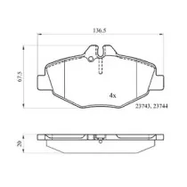 Комплект тормозных колодок, дисковый тормоз DriveTec купить