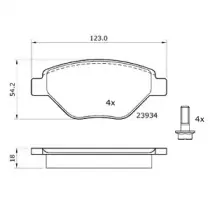 Комплект тормозных колодок, дисковый тормоз DriveTec купить