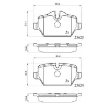 Комплект тормозных колодок, дисковый тормоз DriveTec купить