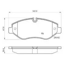 Комплект тормозных колодок, дисковый тормоз DriveTec купить