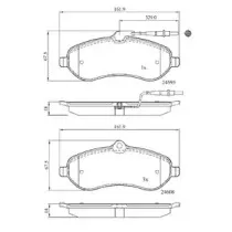 Комплект тормозных колодок, дисковый тормоз DriveTec купить