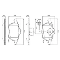 Комплект тормозных колодок, дисковый тормоз DriveTec купить