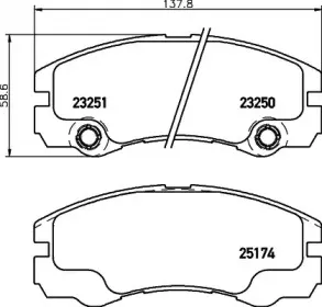 Комплект тормозных колодок, дисковый тормоз BELACO купить