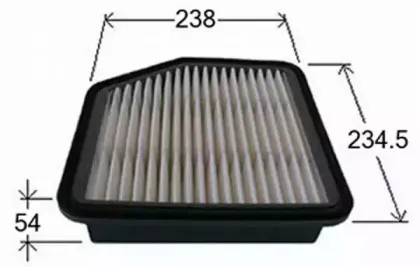 Фильтр воздуха вес: 0.413 кг JS ASAKASHI купить