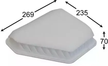 Фільтр повітряний двигуна JS ASAKASHI купить