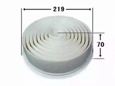 Фільтр повітряний двигуна JS ASAKASHI купить