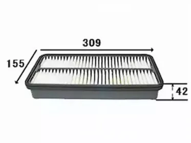 Фільтр повітряний двигуна JS ASAKASHI купить