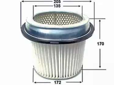 Фільтр повітряний двигуна JS ASAKASHI купить