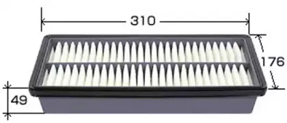 Фильтр воздушный двигателя JS ASAKASHI купить