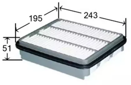 Воздушный фильтр JS ASAKASHI купить
