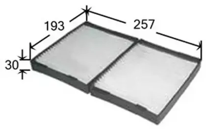 Фильтр, воздух во внутренном пространстве JS ASAKASHI купить