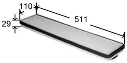 Фильтр, воздух во внутренном пространстве JS ASAKASHI купить