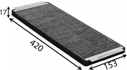 Фильтр, воздух во внутренном пространстве JS ASAKASHI купить