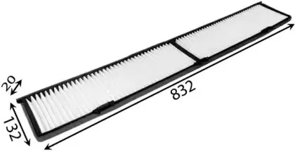 Фильтр, воздух во внутренном пространстве JS ASAKASHI купить