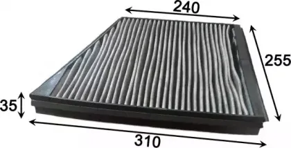 Фильтр, воздух во внутренном пространстве JS ASAKASHI купить