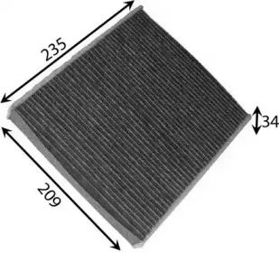 Фильтр, воздух во внутренном пространстве JS ASAKASHI купить