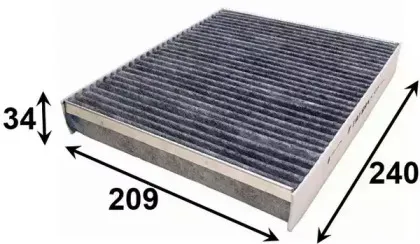 Фильтр, воздух во внутренном пространстве JS ASAKASHI купить