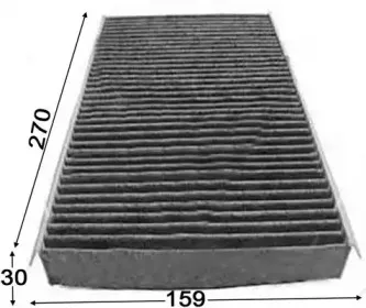 Фильтр, воздух во внутренном пространстве JS ASAKASHI купить