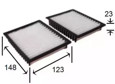Фильтр, воздух во внутренном пространстве JS ASAKASHI купить