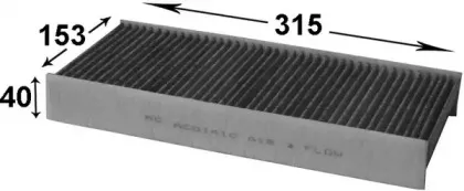 Фильтр, воздух во внутренном пространстве JS ASAKASHI купить