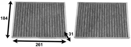 Фильтр, воздух во внутренном пространстве JS ASAKASHI купить