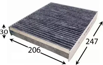 Фильтр, воздух во внутренном пространстве JS ASAKASHI купить