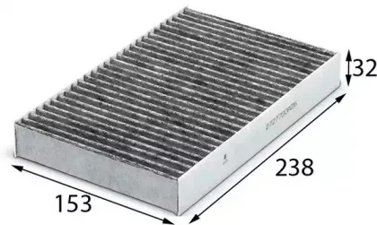 Фильтр салона угольный JS ASAKASHI купить