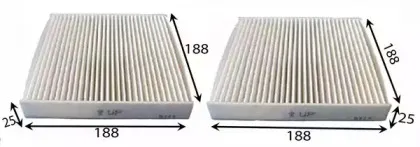 Фильтр, воздух во внутренном пространстве JS ASAKASHI купить