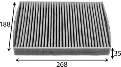 Фильтр, воздух во внутренном пространстве JS ASAKASHI купить