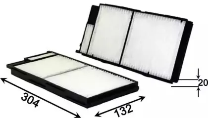 Фильтр воздушный кондиционера (салона) JS ASAKASHI купить