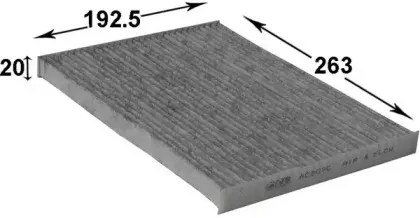Фильтр салона угольный JS ASAKASHI купить