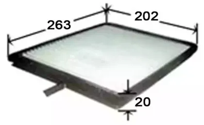 Фильтр, воздух во внутренном пространстве JS ASAKASHI купить