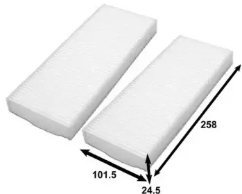 Фільтр повітряний кондиціонера (салону) JS ASAKASHI купить